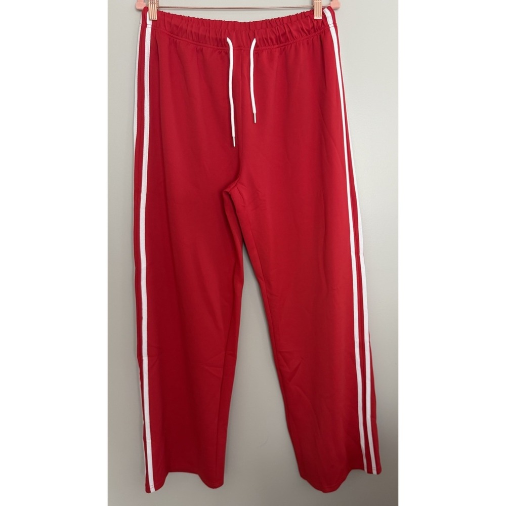 PARKE Track Pants Red Women's Size Large